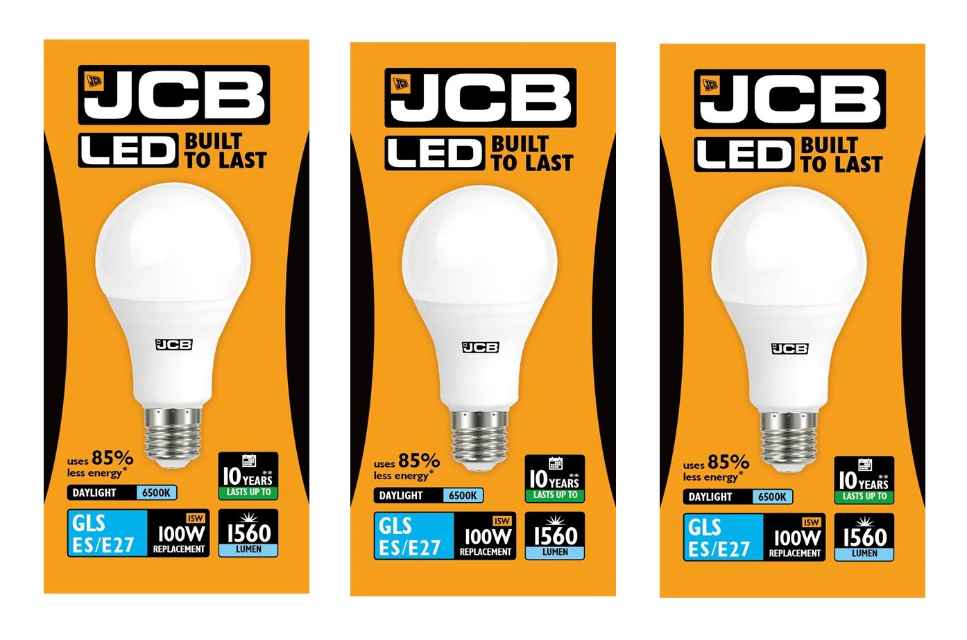 JCB GLS 15w:100w ES Daylight JCB LED 15w